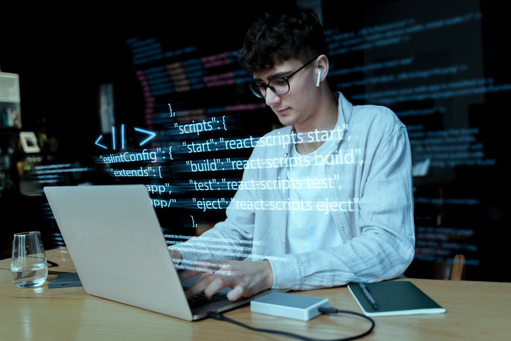 programming background with person working with codes computer (1)